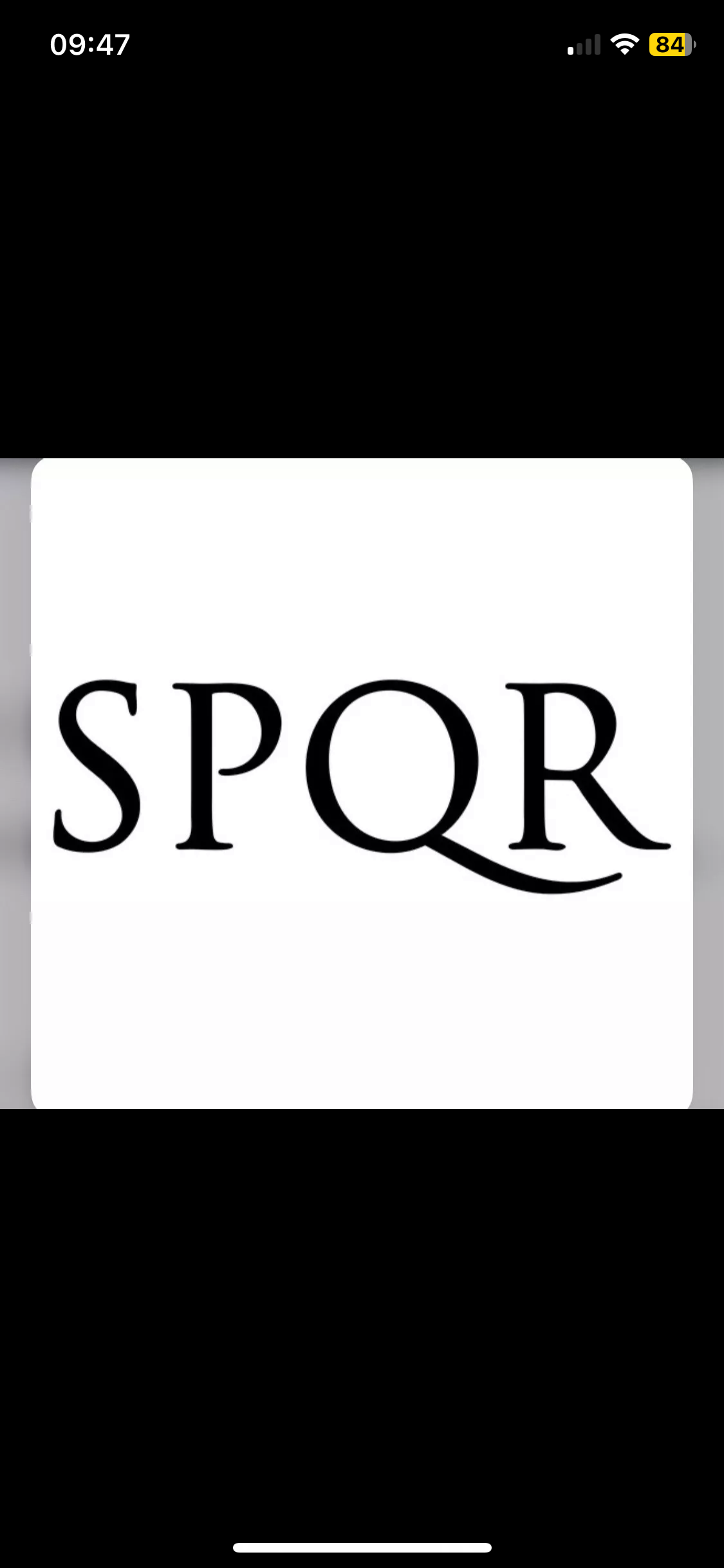 SPQR Football Shirt Heat Transfer Logo