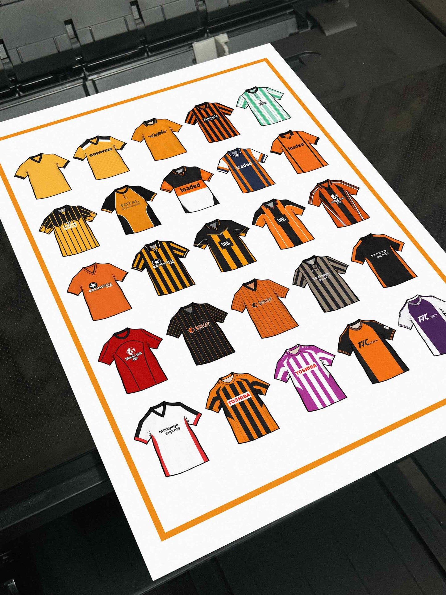 Barnet Retro Shirts Football Print