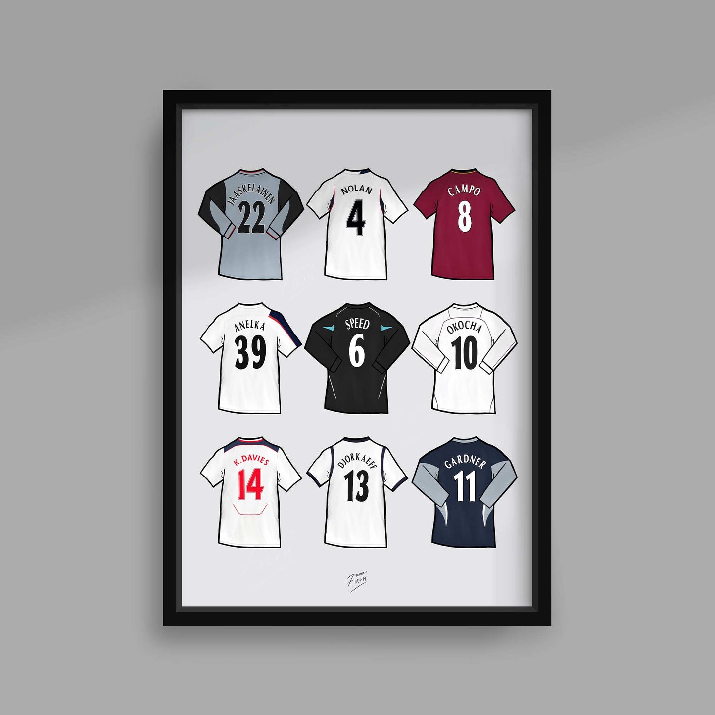 Bolton Legends Shirts Football Print