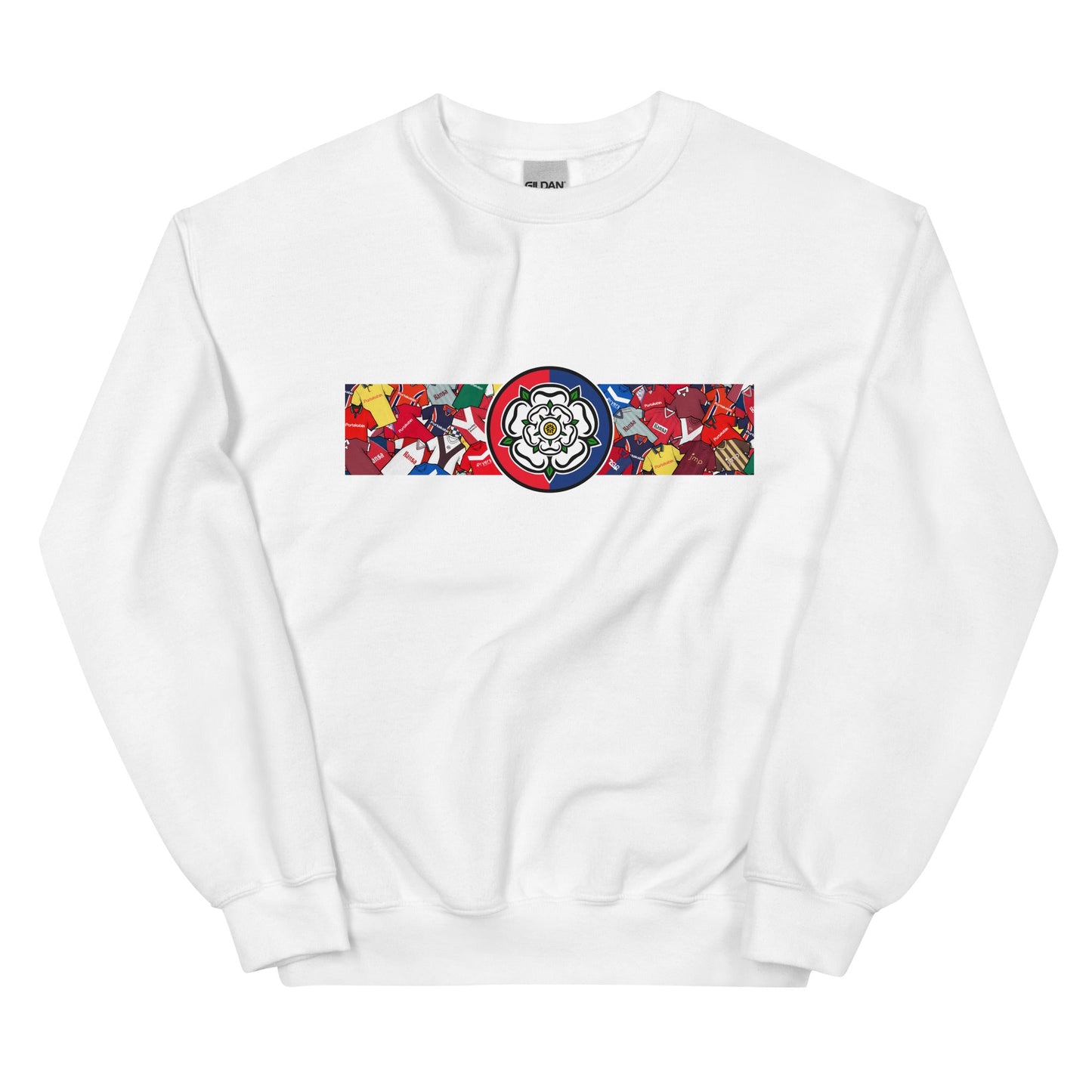 York Yorkshire Rose Retro Football Unisex Sweatshirt