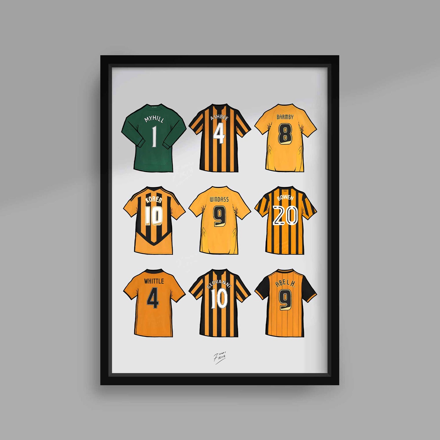 Hull Legends Shirts Football Print