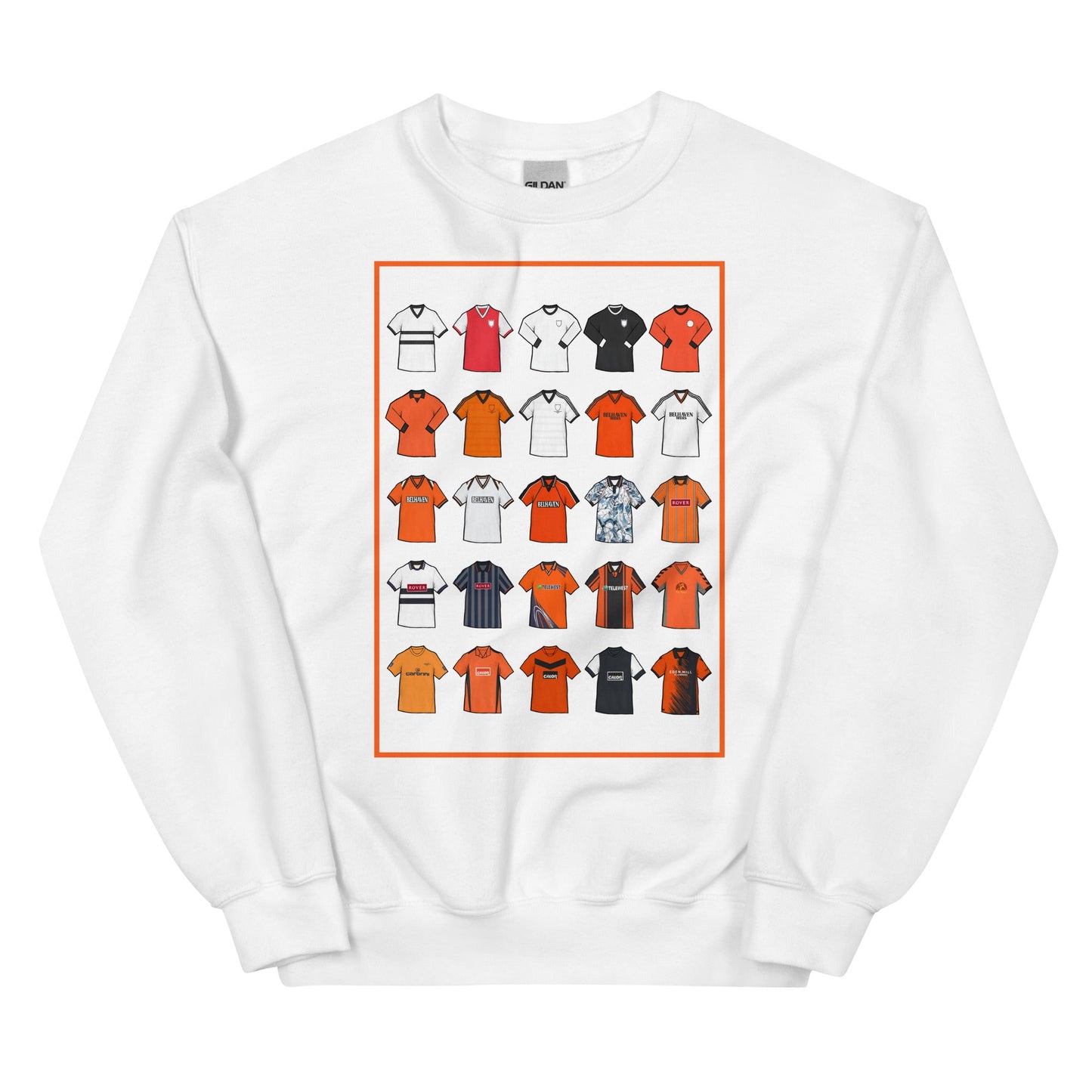 Dundee Utd Classics Inspired Football Unisex Sweatshirt