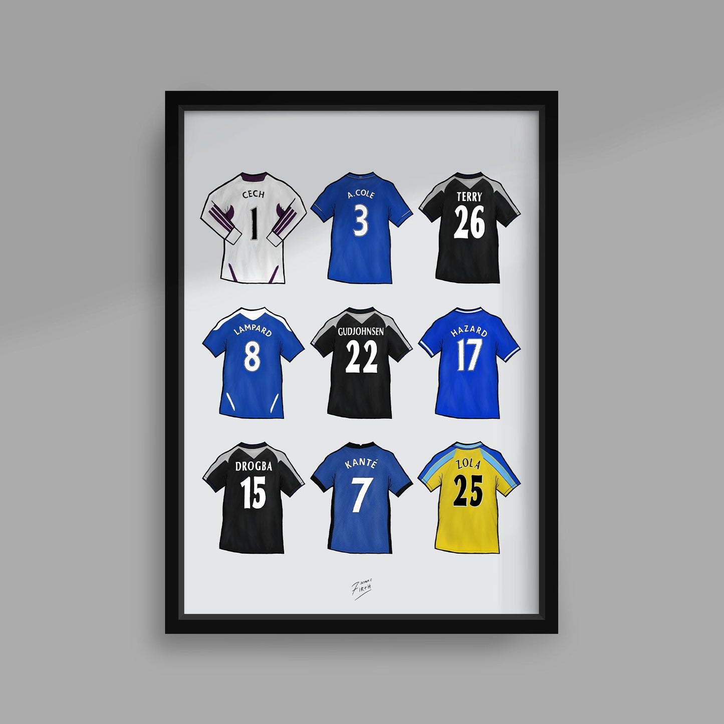 Chelsea Legends Shirts Print