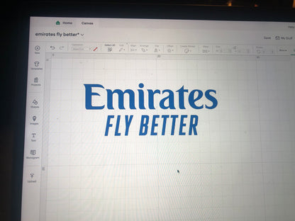 Emirates Fly Better, Heat Transfer Logo Football Shirt