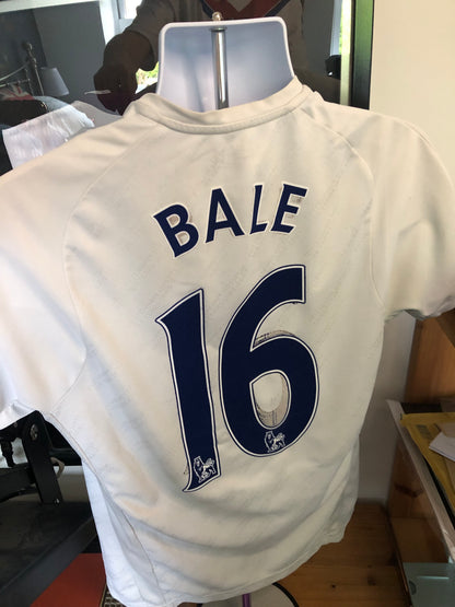 Tottenham Hotspur 2007/08 home shirt, Bale 16. 125 year anniversary shirt