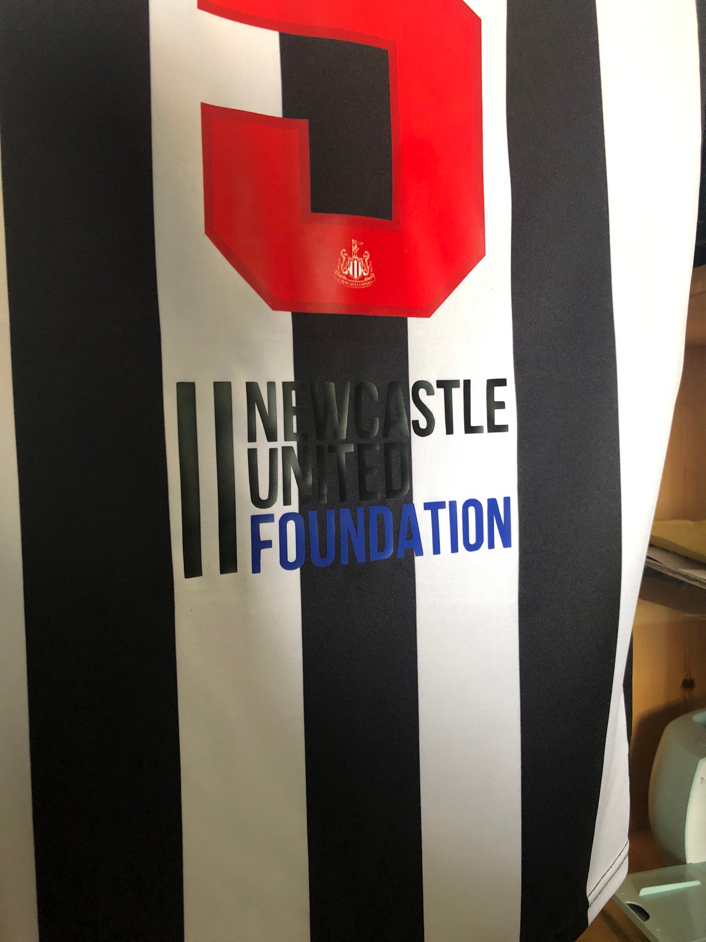 Newcastle United 2023/24 Schar 5 Champions League Home Shirt