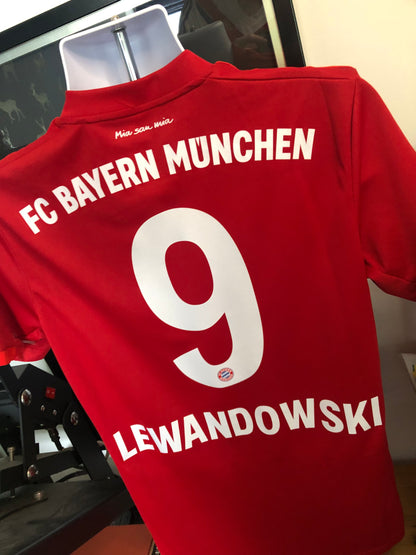 Bayern Munich 2019/20 Home Shirt Lewandowski 9