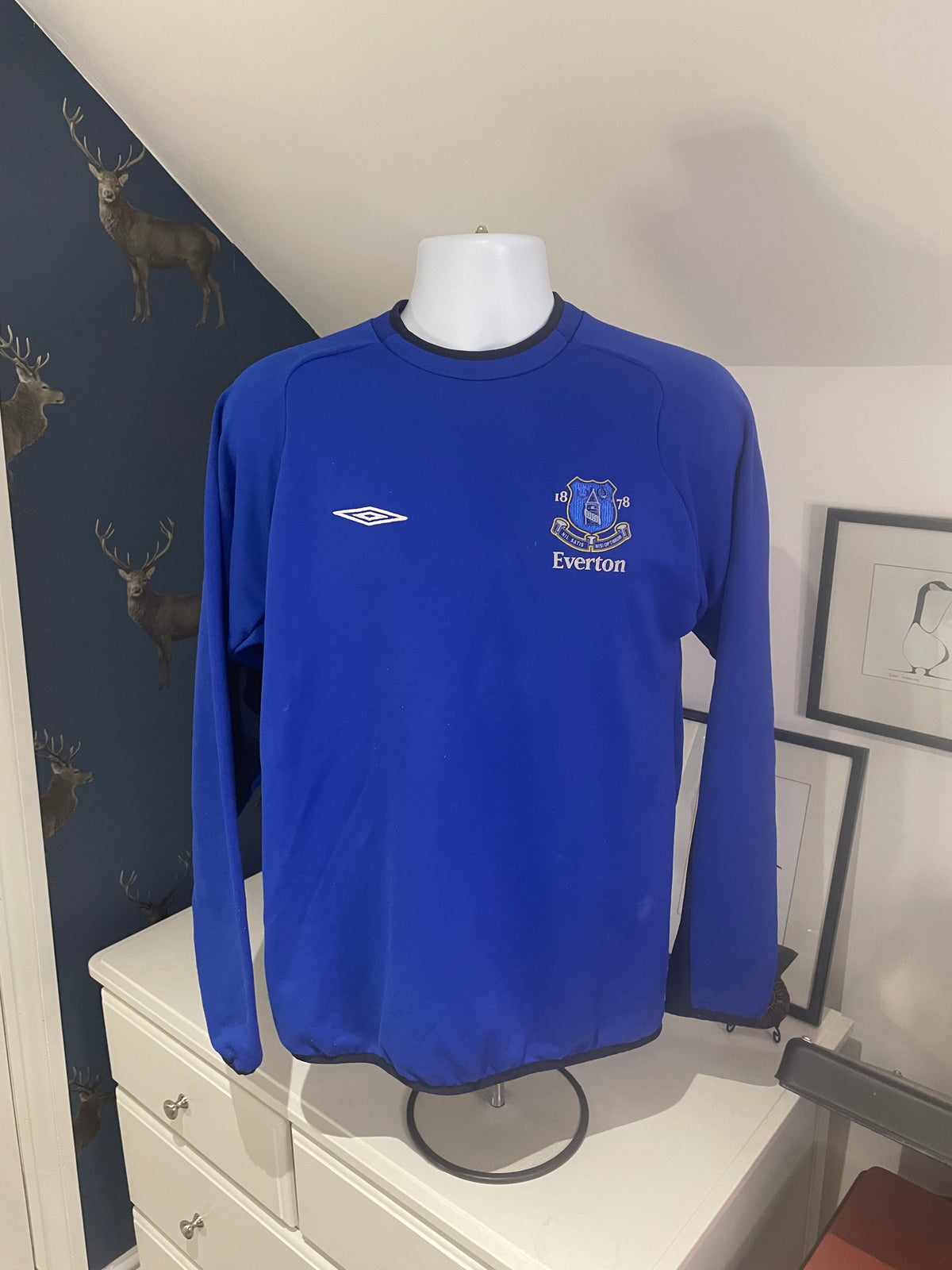 Retro Everton training jumper