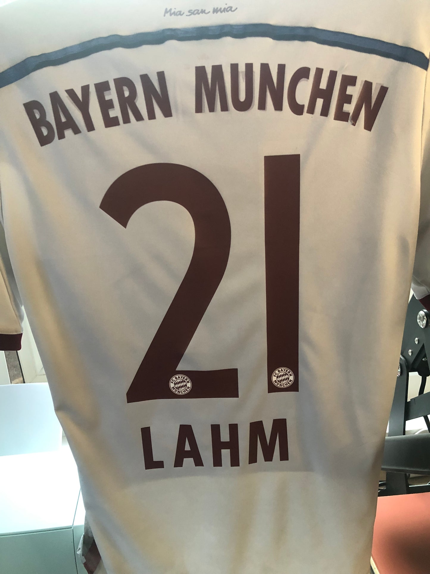 Bayern Munich 2014/15 Away Shirt Lahm 21