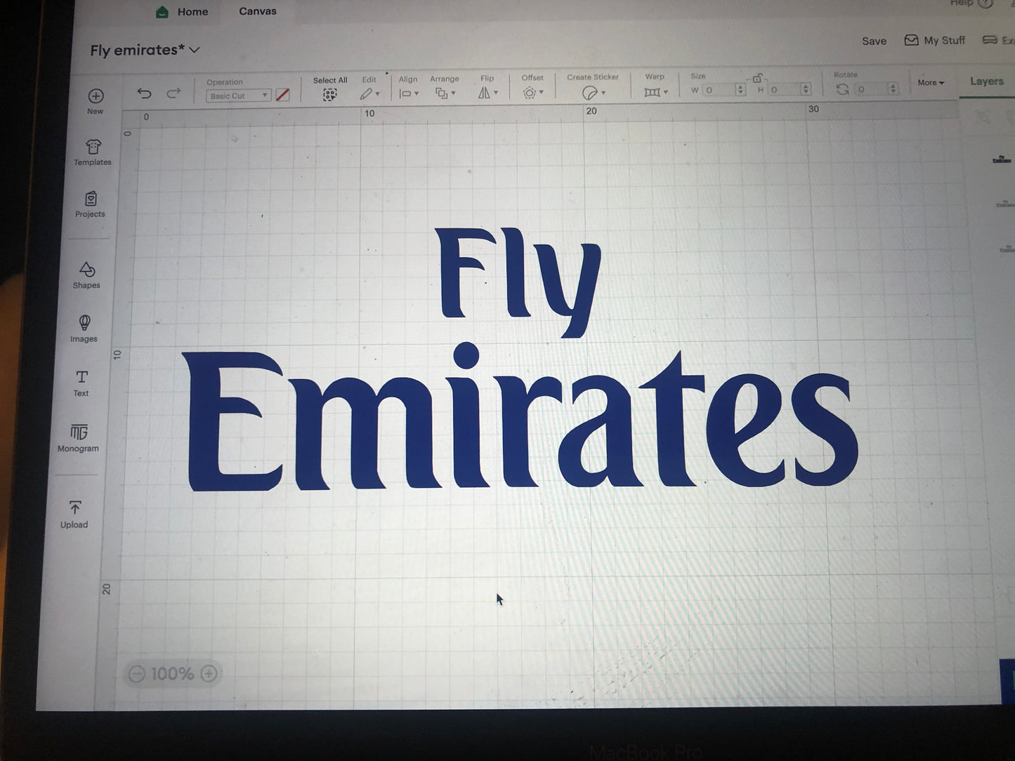 Fly Emirates Football Shirt Sponsor Vinyl Heat Transfer