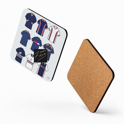 Dundee Retro Shirts Memorabilia Football Coaster