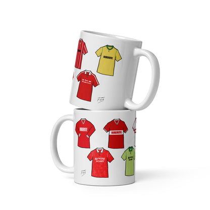 Bristol City Retro Shirts Ceramic Football Mug