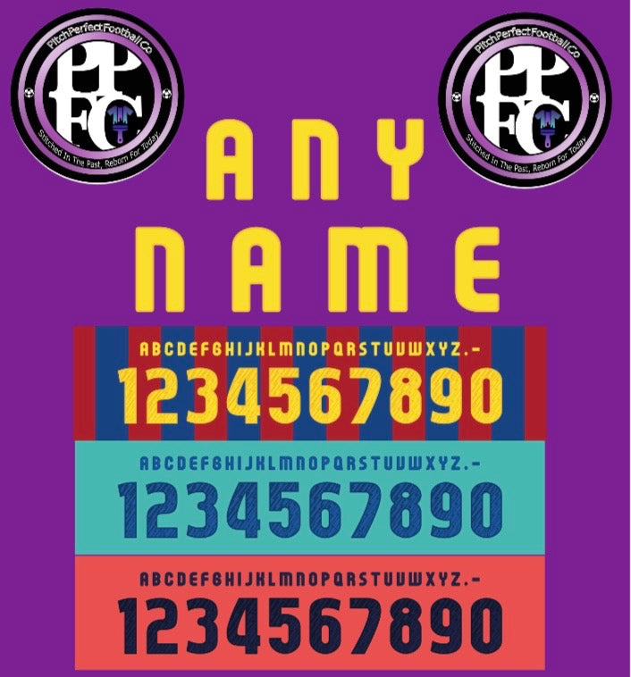 Barcelona 2010/11 Nameset choose any name number colour
