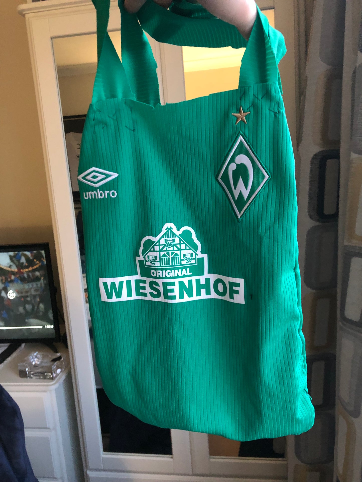 Vintage Retro Werder Bremen Tote Bag