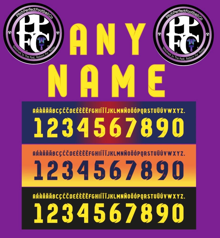 Barcelona 2012/13 Nameset Choose any name number colour