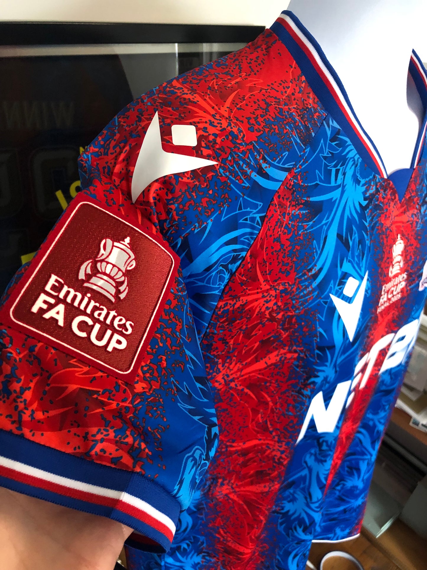 Crystal Palace 2024/25 Home Shirt, Winners 25 FA Cup Final shirt