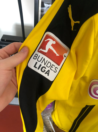 Borussia Dortmund 2016/17 Home Shirt Long Sleeve Aubameyang 17