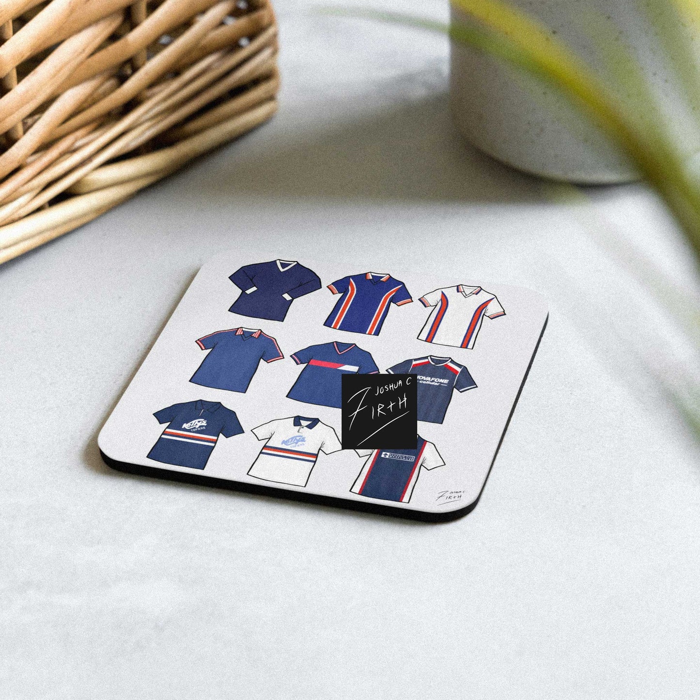 Dundee Retro Shirts Memorabilia Football Coaster