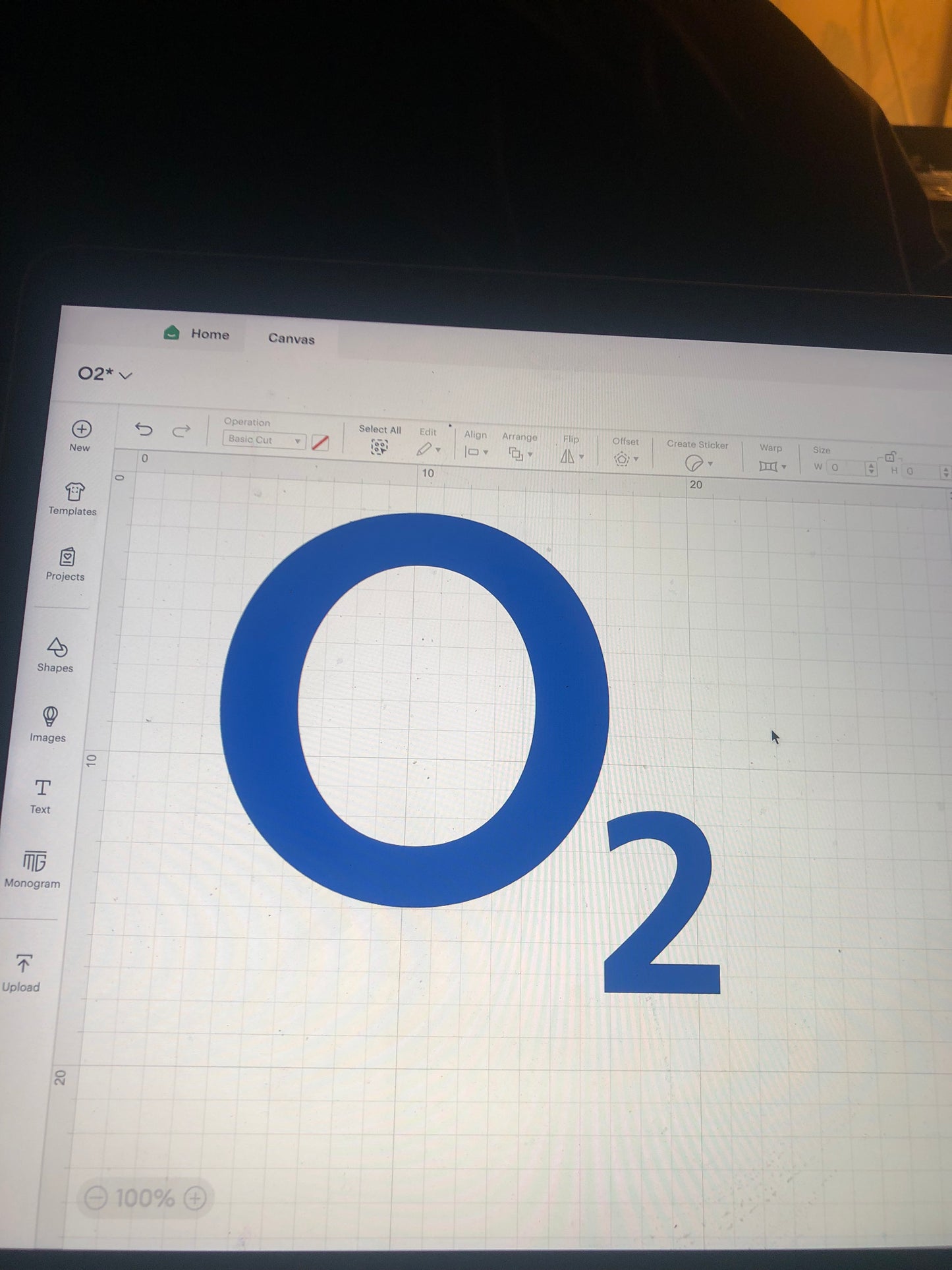 O2 Vinyl Football Shirt Sponsor Heat Transfer