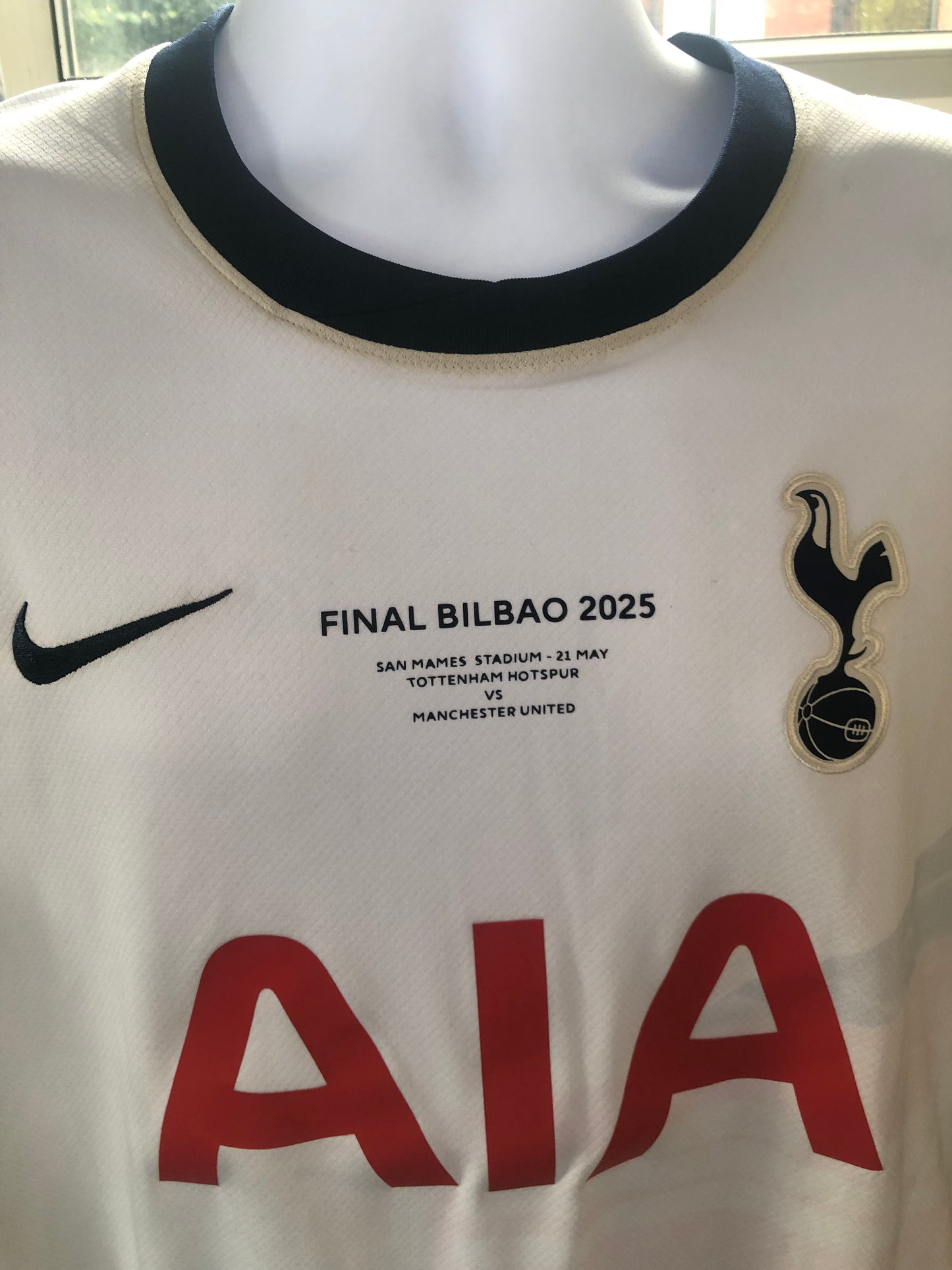 Tottenham Hotspur 2024/25 Home Shirt Winners 25 Europa League Final
