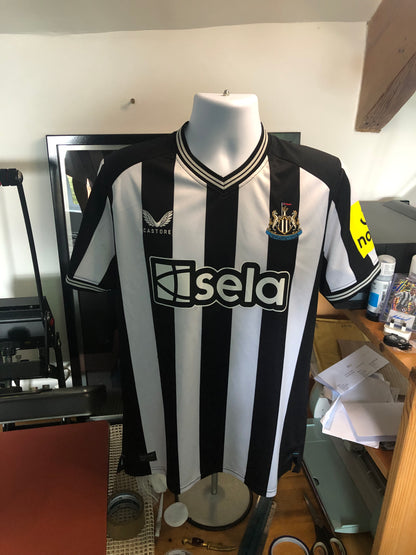 Newcastle United 2023/24 Schar 5 Champions League Home Shirt