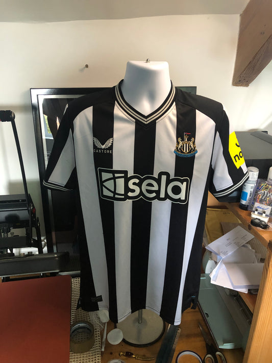 Newcastle United 2023/24 Schar 5 Champions League Home Shirt