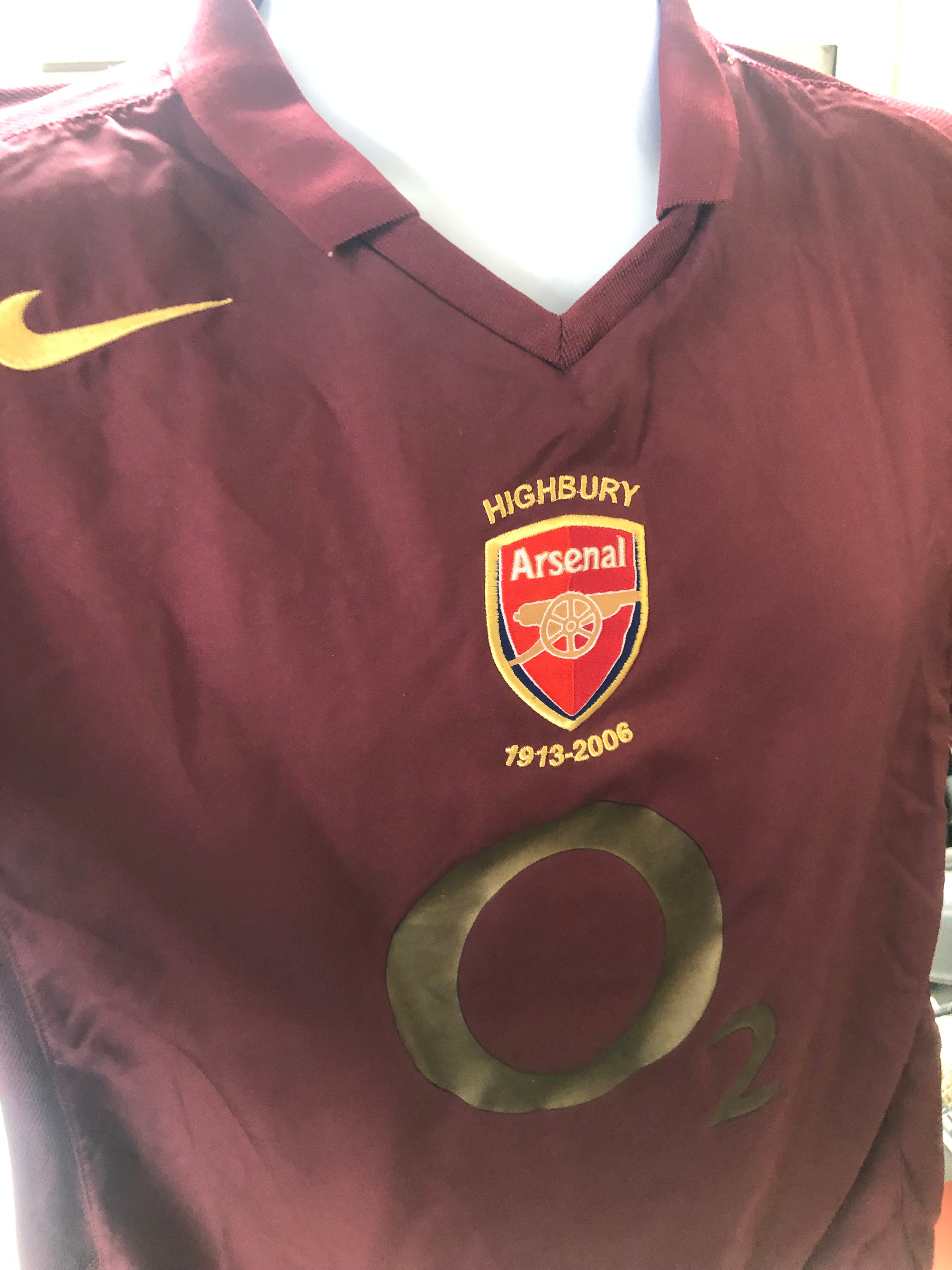 Arsenal 2005/06 Home Shirt Henry 14 – PitchPerfectFootballCo