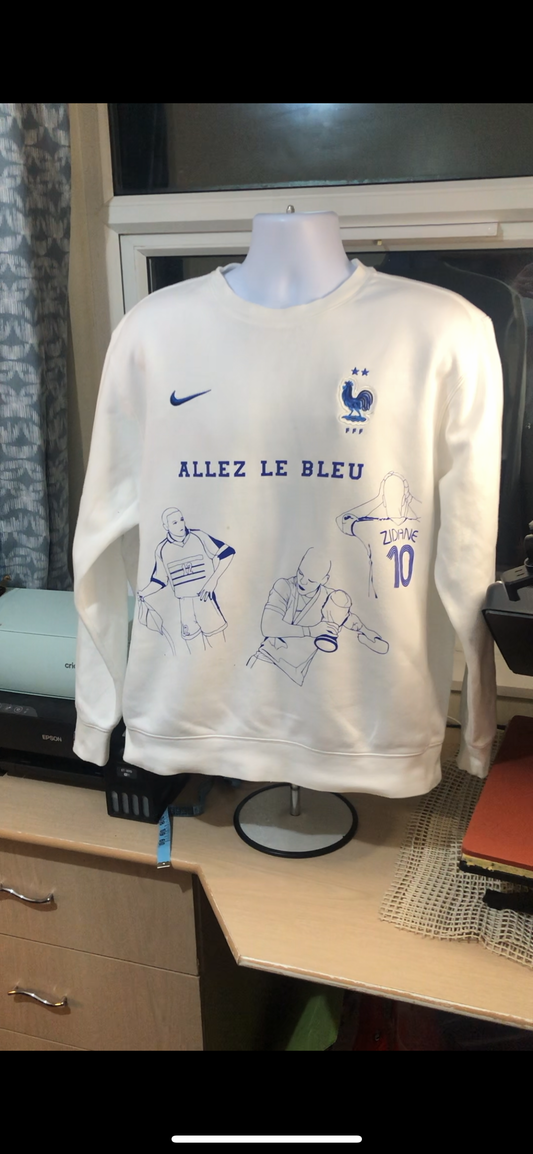 France National Team Football Sweatshirt Customised