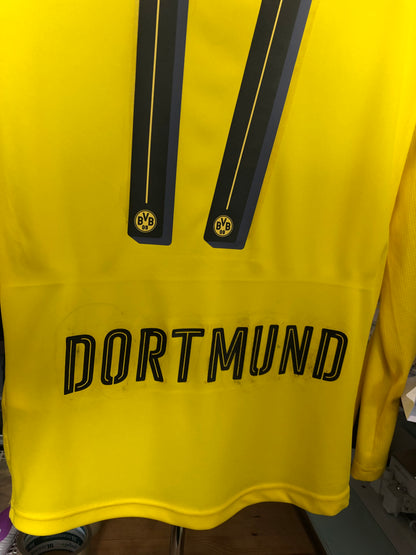 Borussia Dortmund 2016/17 Home Shirt Long Sleeve Aubameyang 17