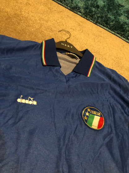 Classic Retro Italy National Team 1990 Home Shirt