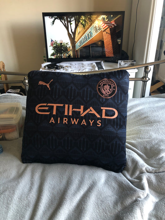 Vintage Retro Manchester City Cushion / Pillow cover