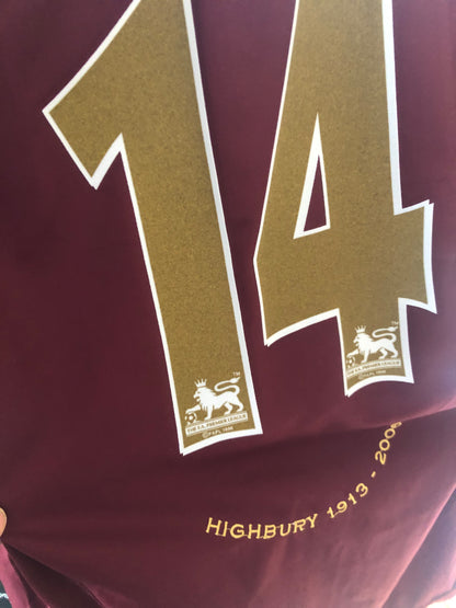 Arsenal 2005/06 Home Shirt Henry 14