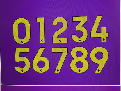 Premier league 2023-2026 Nameset, choose any name, number and colour