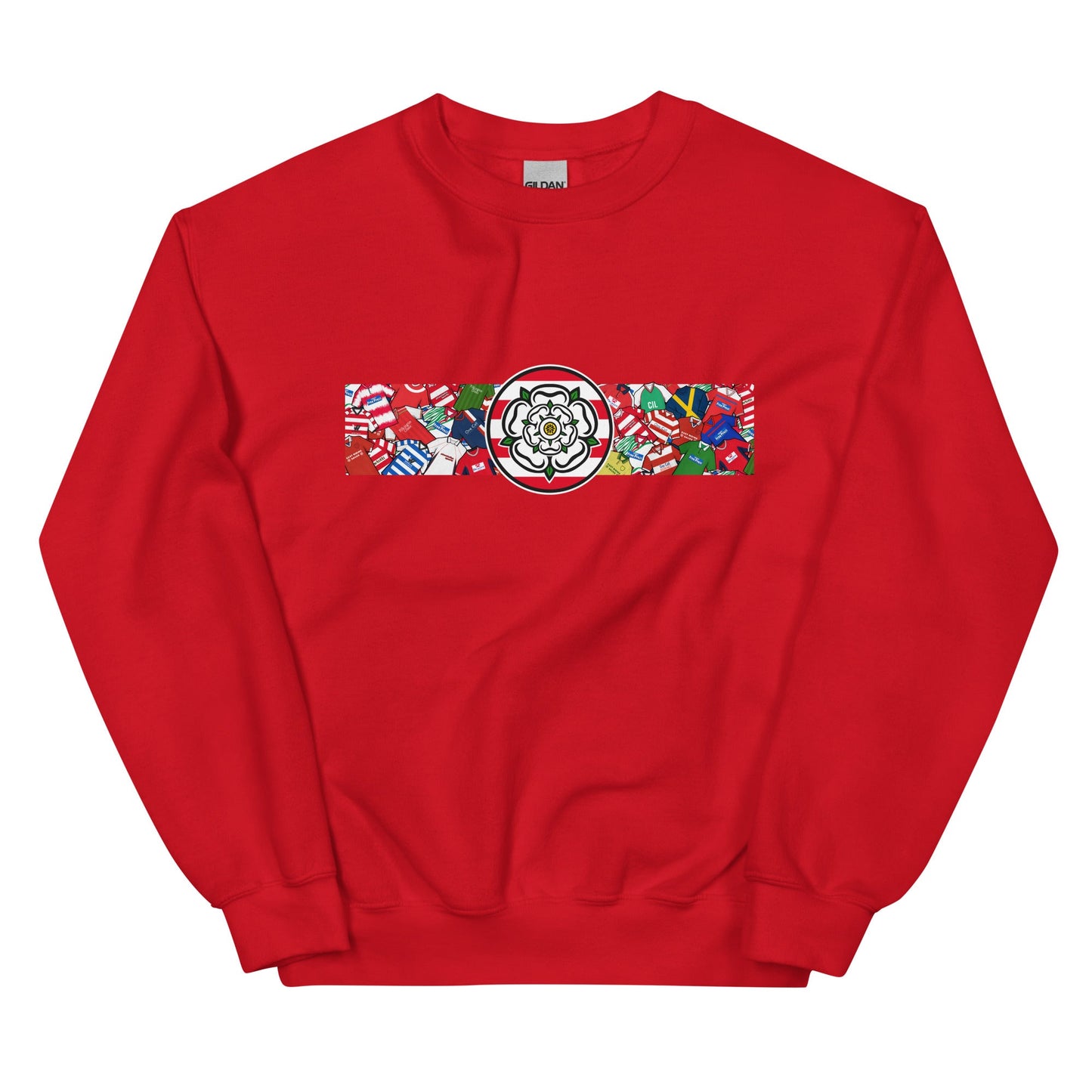 Doncaster Yorkshire Rose Retro Football Unisex Sweatshirt