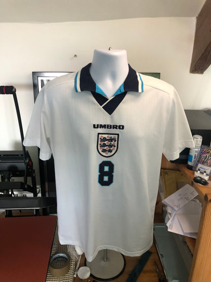 England 1996 Home Shirt, Gascoigne