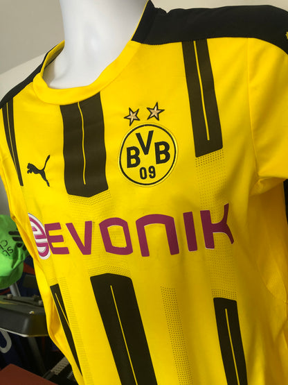 Borussia Dortmund 2016/17 Home Shirt Long Sleeve Aubameyang 17