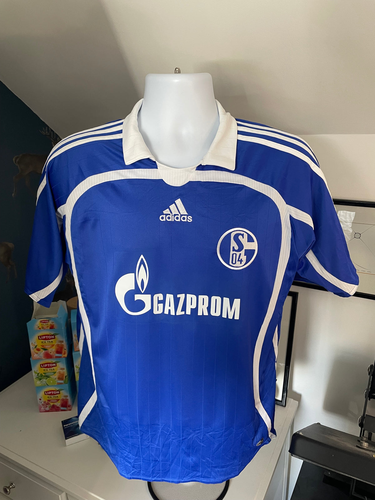 Adidas Schalke 04 2007/08 home shirt
