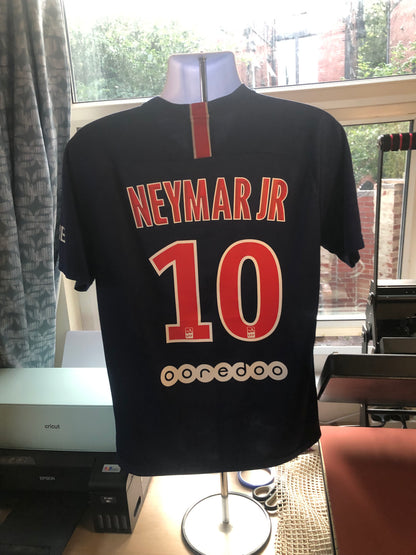 Classic Nike PSG 2018/19 Home Shirt Neymar 10 8/10