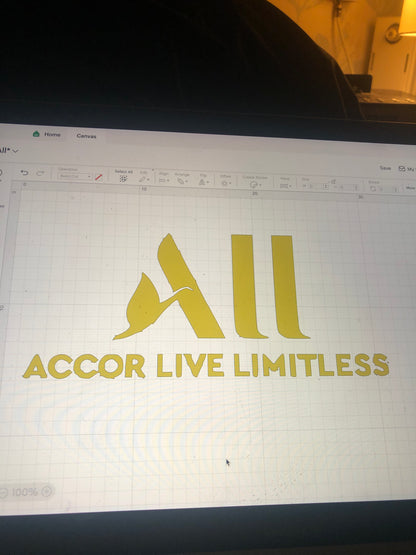 Accor Live Limitless Football Shirt Heat Transfer Vinyl