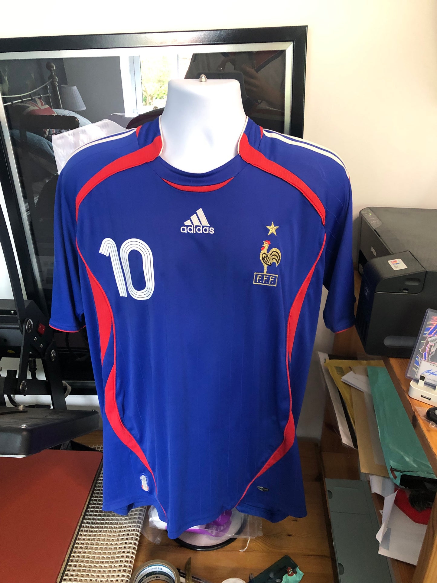 France 2006 World Cup Home Shirt, Zidane 10