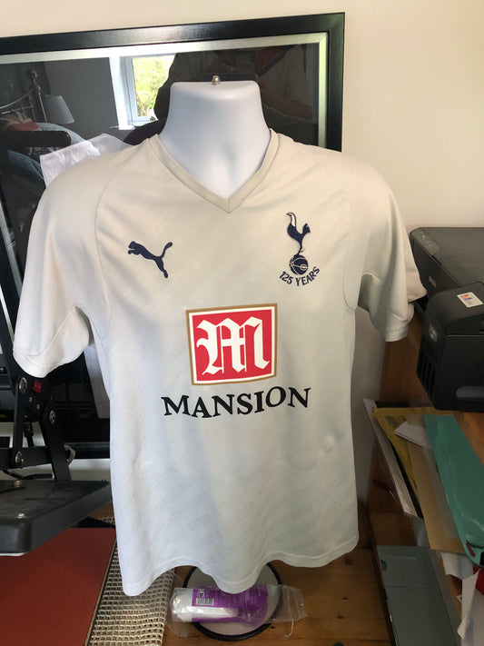 Tottenham Hotspur 2007/08 home shirt, Bale 16. 125 year anniversary shirt