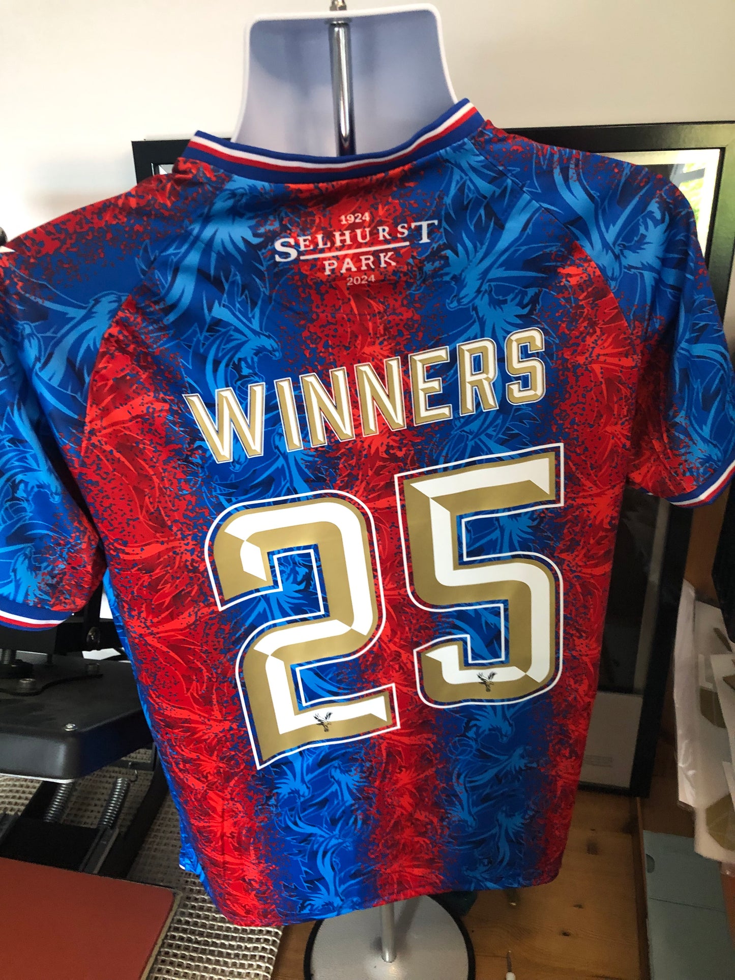Crystal Palace 2024/25 Home Shirt, Winners 25 FA Cup Final shirt