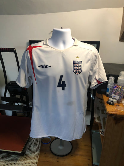 England 2006 Home Shirt, Gerrard 4