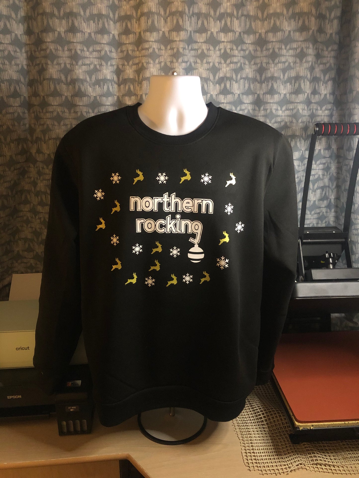 Northern Rocking Newcastle United Themed Christmas Jumper