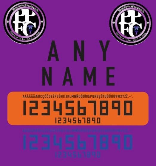 Netherlands 2010/12 Nameset choose any name number colour