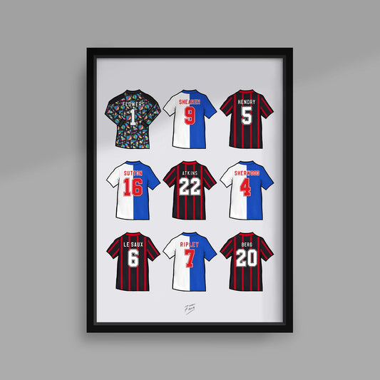 Blackburn Legends Shirts Football Print
