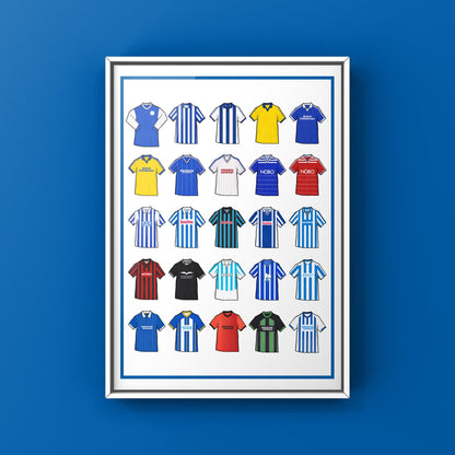 Brighton Retro Shirts Football Print