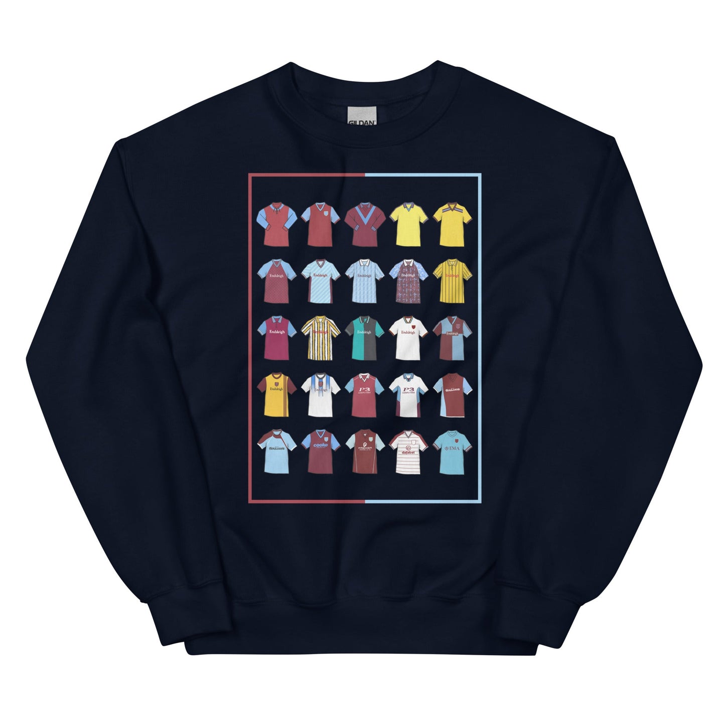 Burnley Classics Football Unisex Sweatshirt