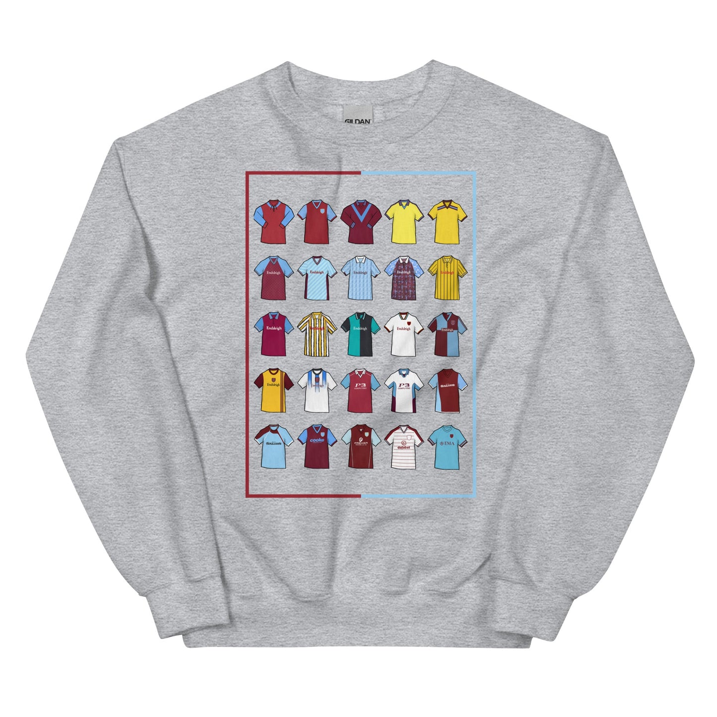 Burnley Classics Football Unisex Sweatshirt