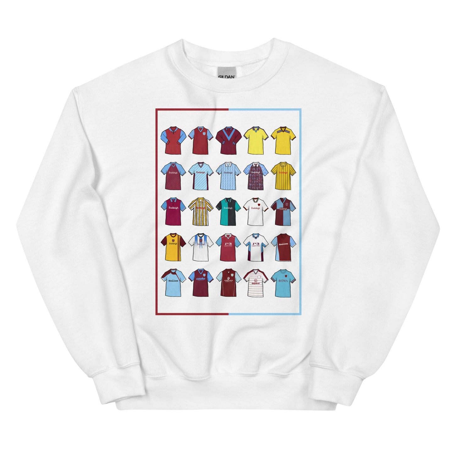 Burnley Classics Football Unisex Sweatshirt